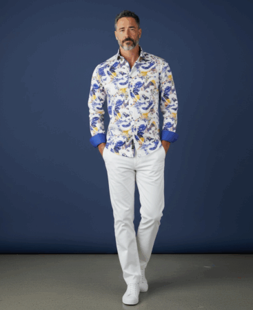 Exklusives Designer Hemd Ocean Breeze