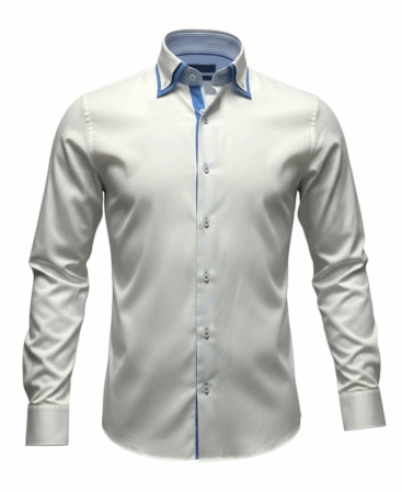 Exklusive Designer Hemd Weiß