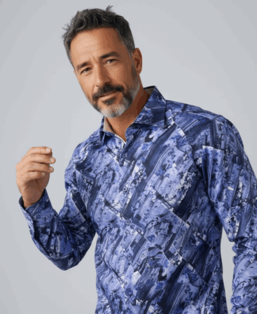 Exklusives Designer Hemd Ocean Brush