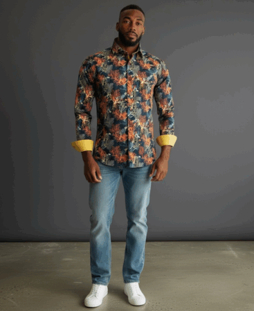 Exklusives Designer Hemd Corallo Marino