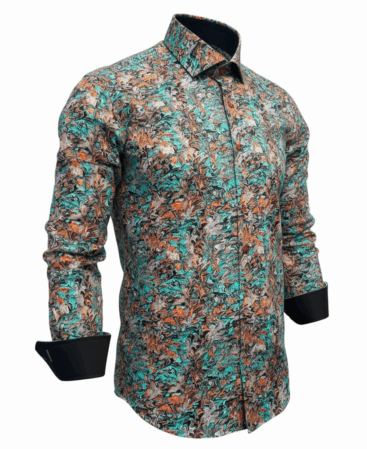 Exklusives Designer Hemd Aqua Selvaggio