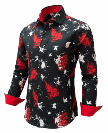 Exklusives Designer Hemd Fiamma Nera