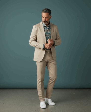 Exklusives Designer Hemd Onda Foglia