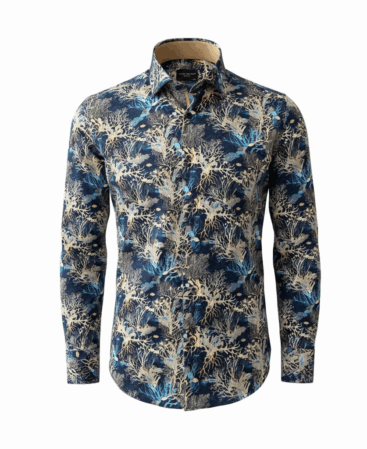 Exklusives Designer Hemd Oceano Blu