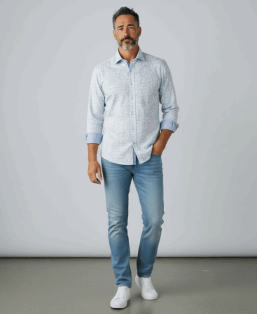 Exklusives Designer Hemd Celeste Nero