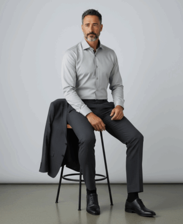 Exklusives Designer Hemd Shadow Elegance