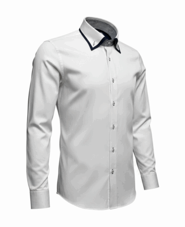 Exklusives Designer Hemd Navy Line Eleganza