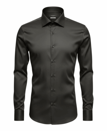 Exklusives Designer Hemd Nero Satinato