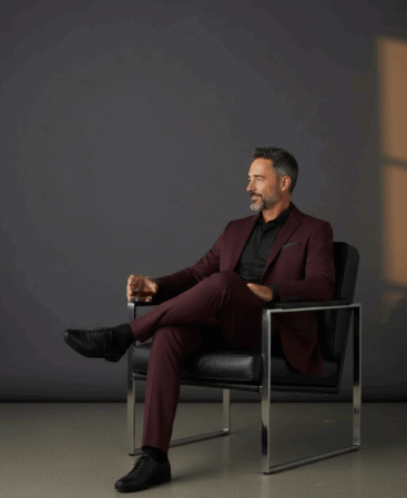 Exklusives Designer Hemd Nero Satinato