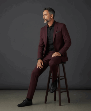 Exklusives Designer Hemd Nero Satinato