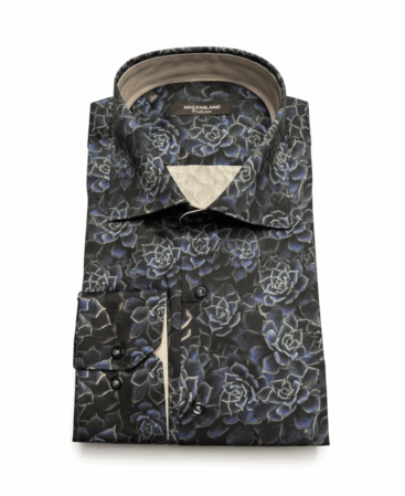 Exklusives Designer Hemd Blu Notturno