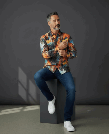 Exklusives Designer Hemd Wild Fire Edition