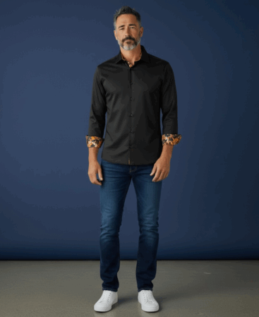 Exklusives Designer Hemd Oro Nero