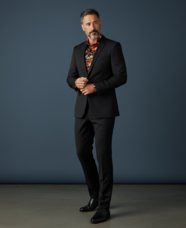 Exklusives Designer Hemd Copper Inferno