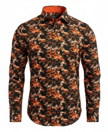 Exklusives Designer Hemd Copper Inferno