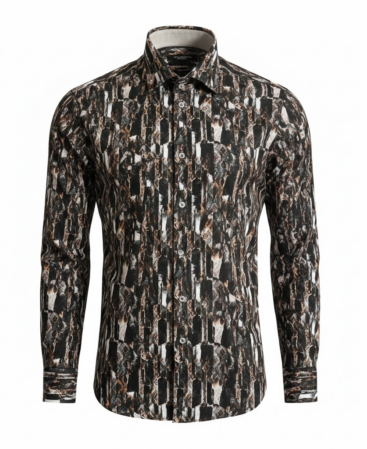 Exklusives Designer Hemd Dark Marble