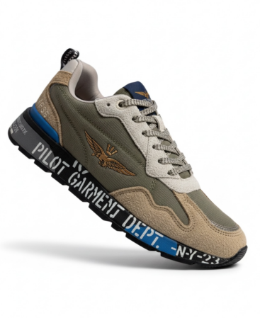Aeronautica Pilot Dept. F35A Sneaker Olive
