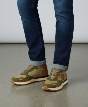 Aeronautica Sneaker Olive-Beige