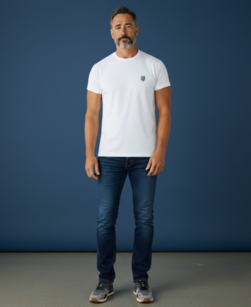 Aeronautica Sneaker Grau mit Lederdetails