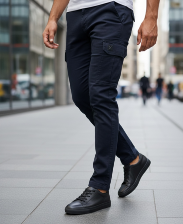 Massi Milano Sneaker Leather Navy