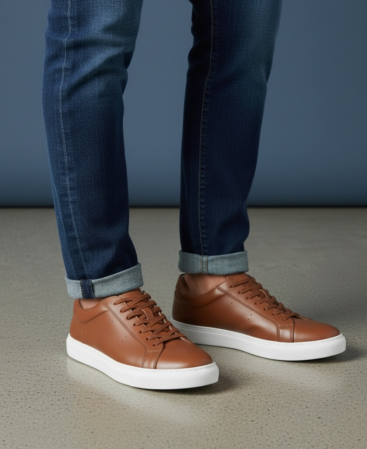 Roy Robson Sneaker Cognacbraun