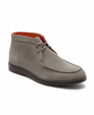 Massi Milano Chukka Boot Grau aus Rauleder