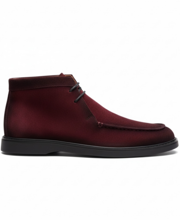 Massi Milano Chukka Boot Bordeaux aus Rauleder