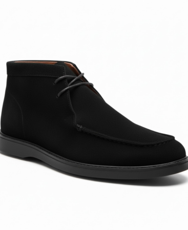Massi Milano Chukka Boot Black aus Rauleder
